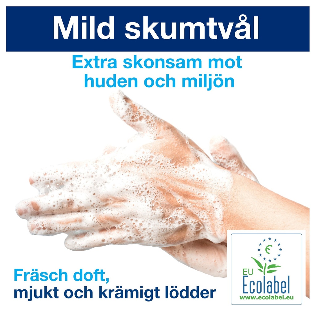 Tvål Tork Prem skum mild S4 1l