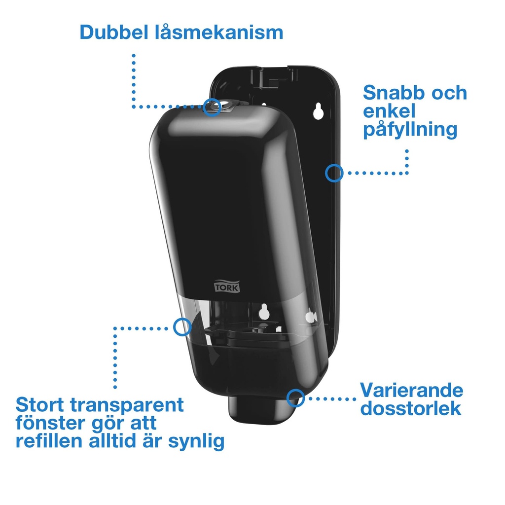Dispenser S4 Svart