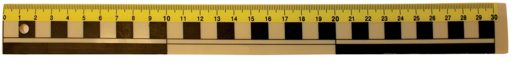 Linjal plast 30cm mm/cm/dm