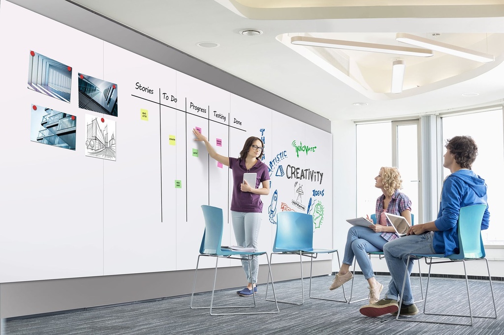 Whiteboard Wall-Up 200 x 120 c