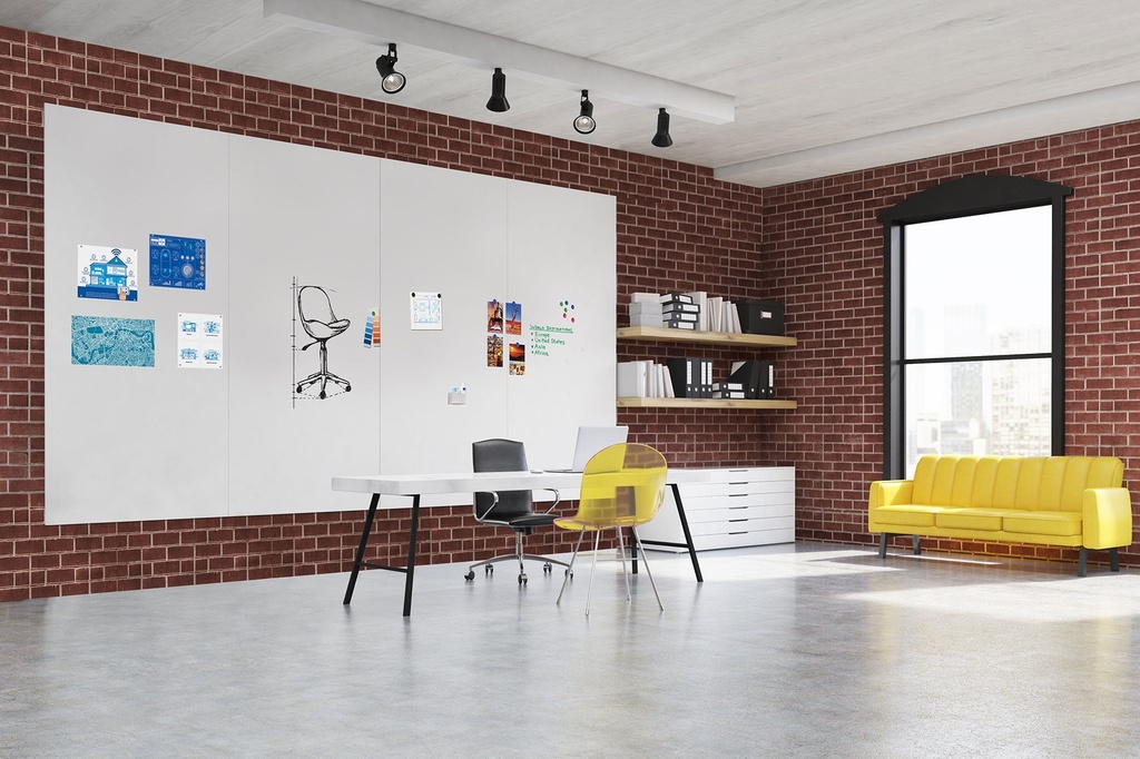Whiteboard Wall-Up 120 x 200 c