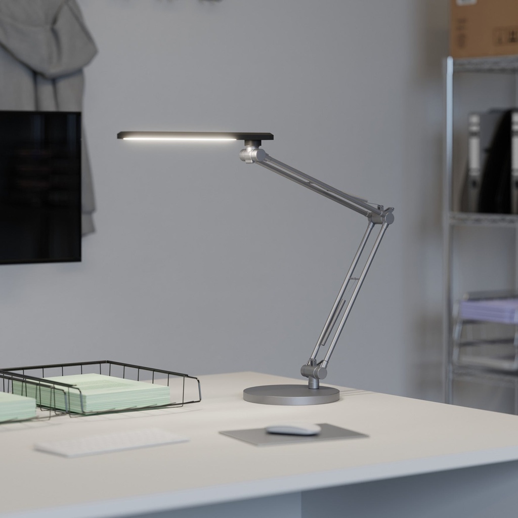 Lampa LED Trek svart/silver