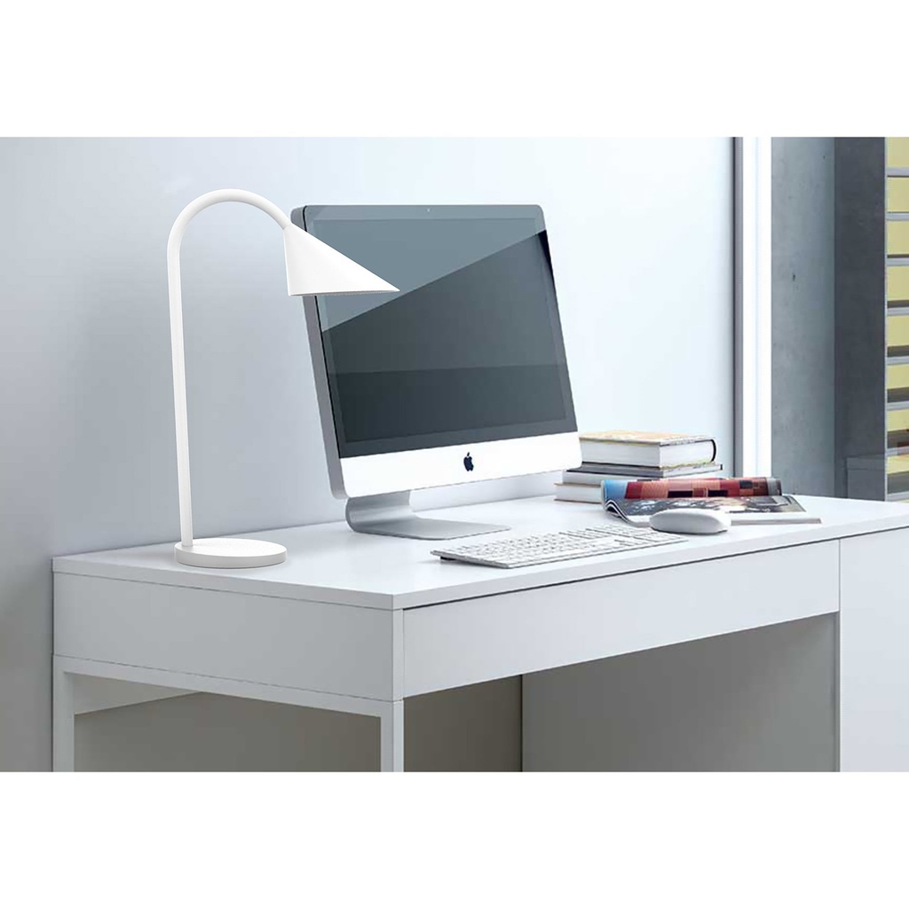 Skrivbordslampa Sol LED vit