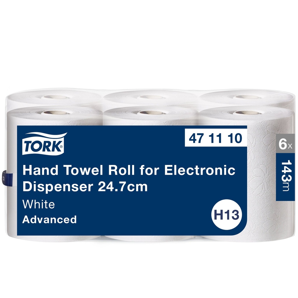 Handduksrulle H13 2-l vit 6/fp