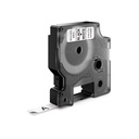 Märkband Dymo D1 sva/vit   9mm