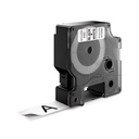 Märkband Dymo D1 19 mm svart/vit