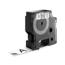 Märkband Dymo D1 sva/vit  19mm