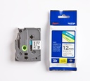 Märkband TZe231 12mm   sva/vit