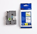 Märkband TZeS231 12mm  sva/vit