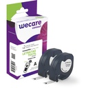 Märkband Wecare pl/text.vit 2p