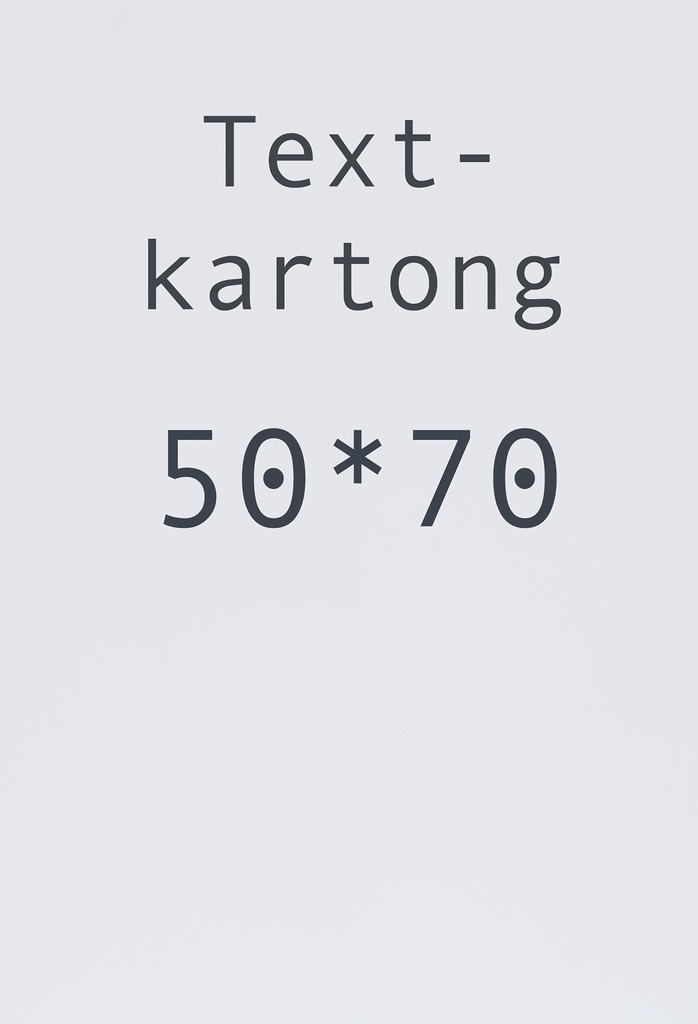 Kartong 50x70cm vit     10/fp