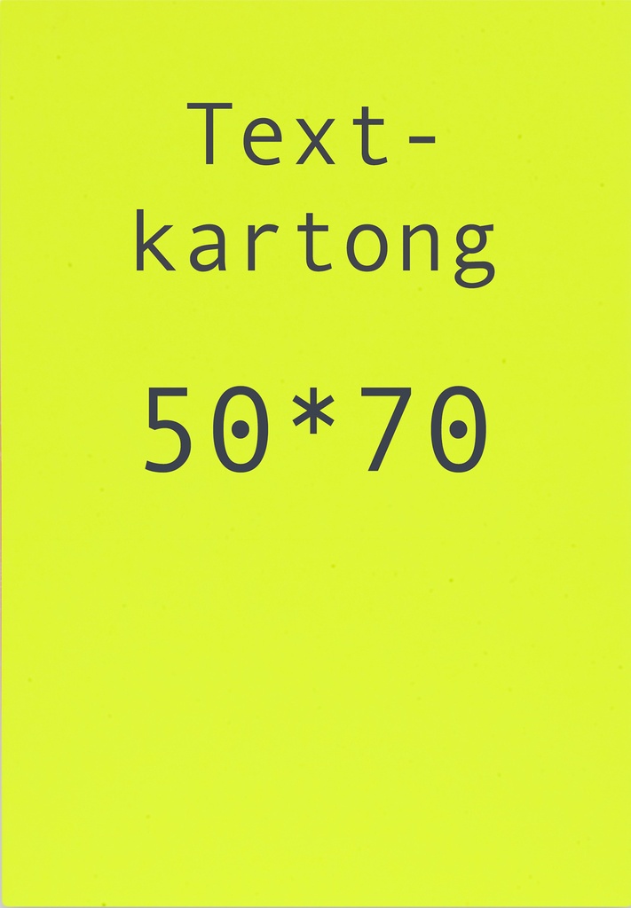 Kartong 50x70cm fl.gul  10/fp