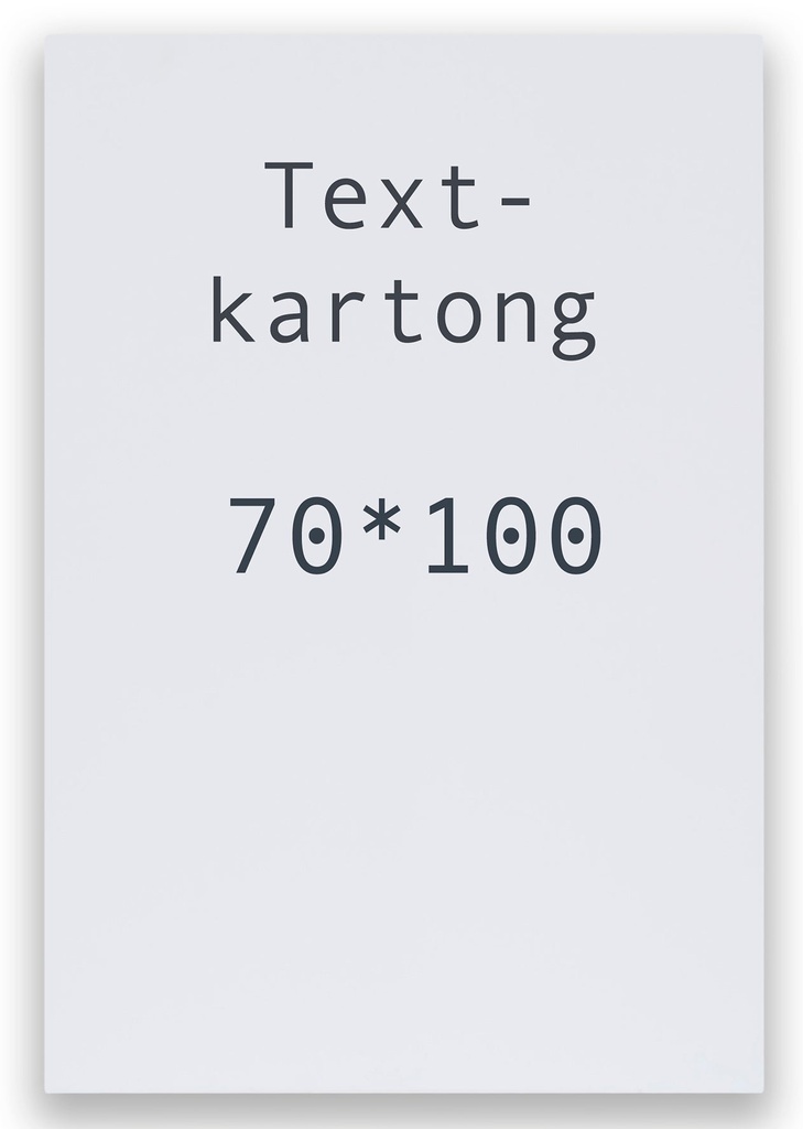 Kartong 70 x 100 cm vit 5 st/fp