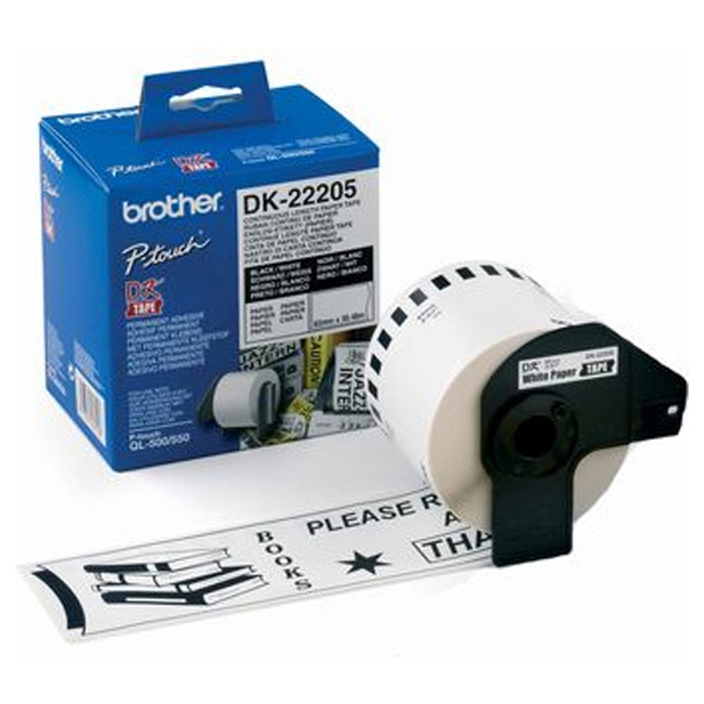 Etikett DK22205       30mx62mm