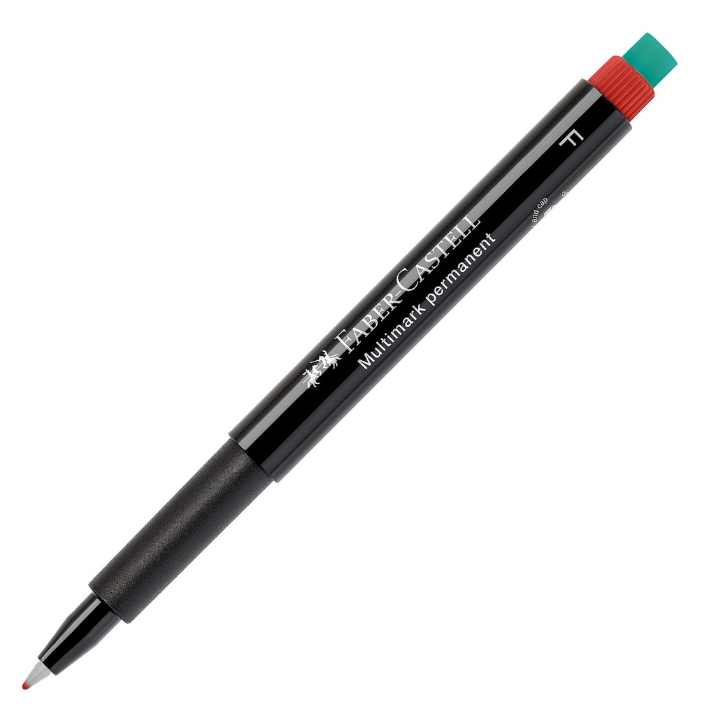 Märkpenna Faber Castell Fine permanent röd