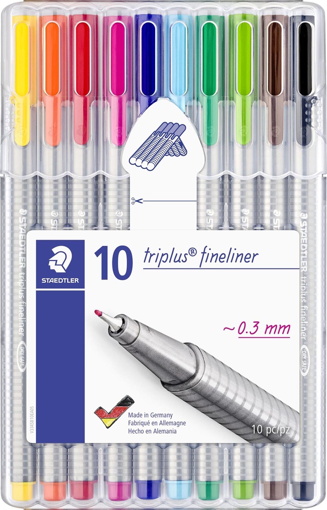 Fiberpenna Staedtler 0,3 10/fp