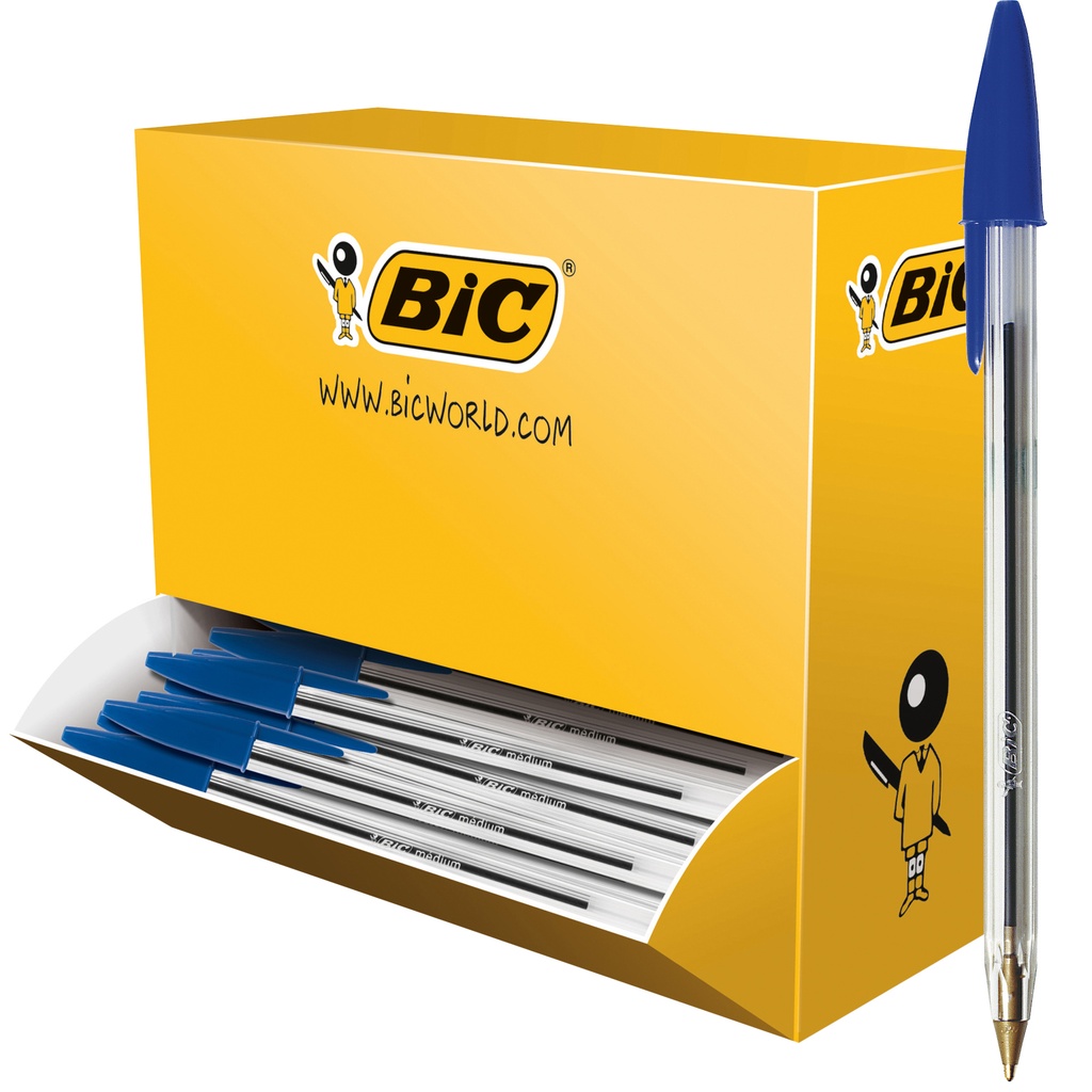 Kulpenna Bic Cristal blå 100/f