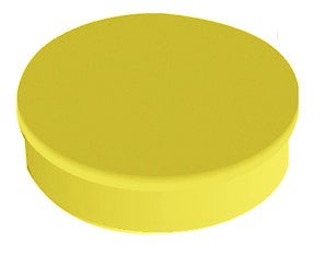 Magnet rund  30 mm gul 10 st/fp