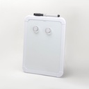 Whiteboard-tavla magnetisk 280 x 360 mm vit