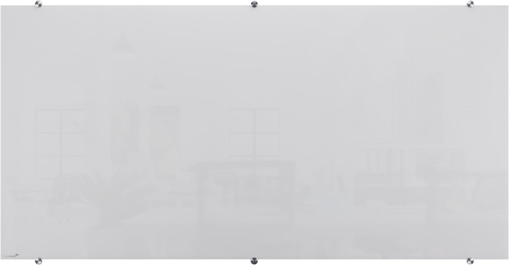 Glastavla 100 x 200 cm, vit