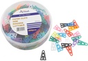 Gem plast 25mm sorterade färger 500/fp
