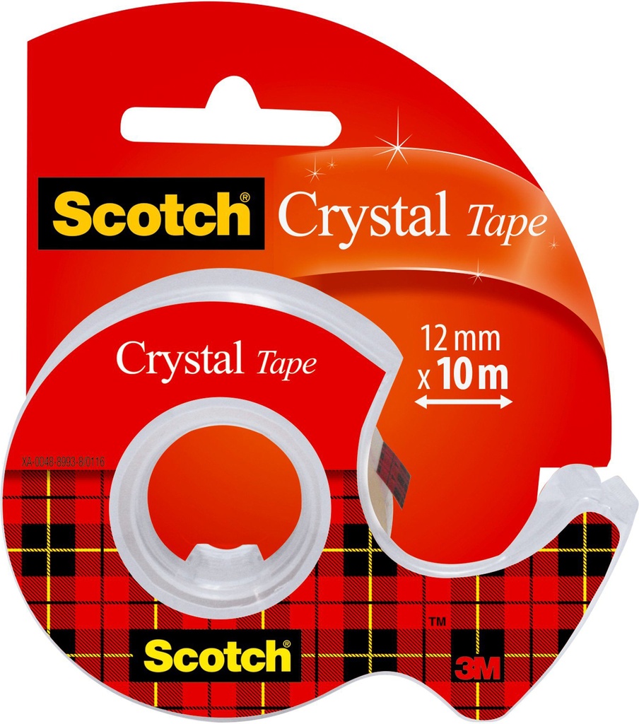 Tejp Scotch klar disp 10mx12mm