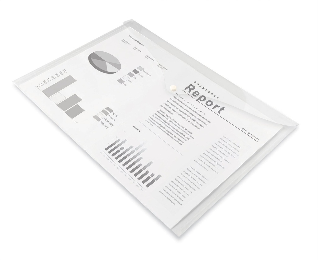 Kuvertmapp A3 transparent