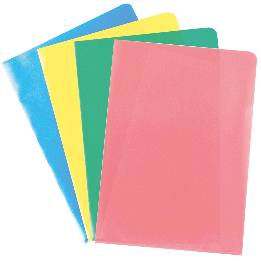 Mapp A4 PP 0,12 sort fä 100/fp