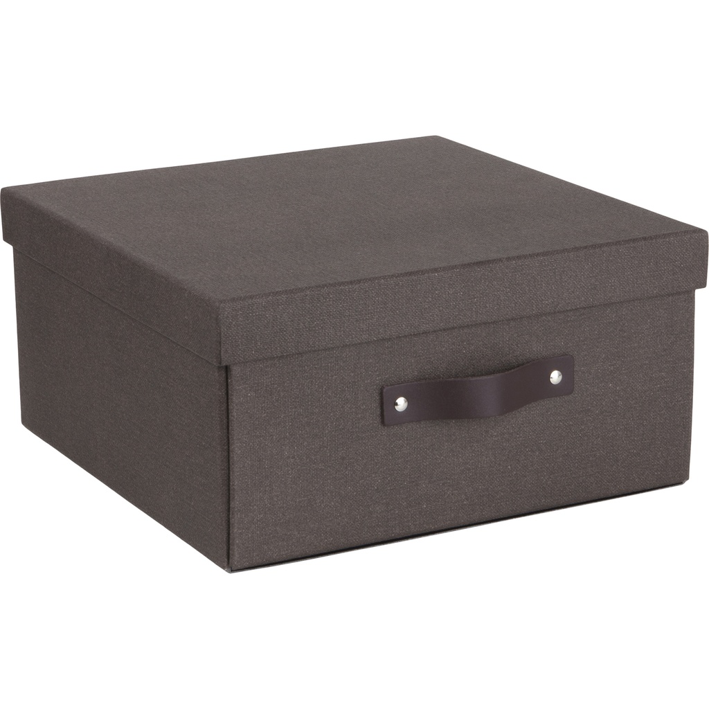 Box Bigso Levi canvas brun