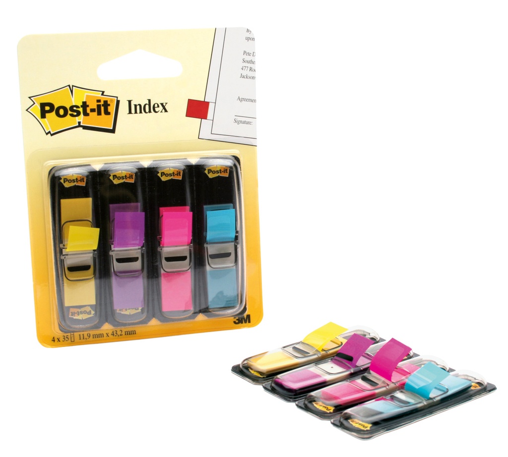 Post-it Index 683-4AB 4x35/fp