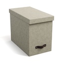 Hängmappslåda Bigso Johan canvas linen