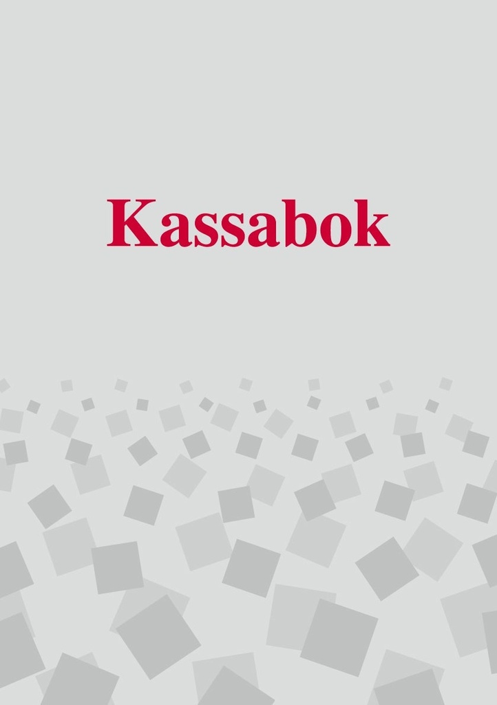 Kassabok Privat A5 32 sidor