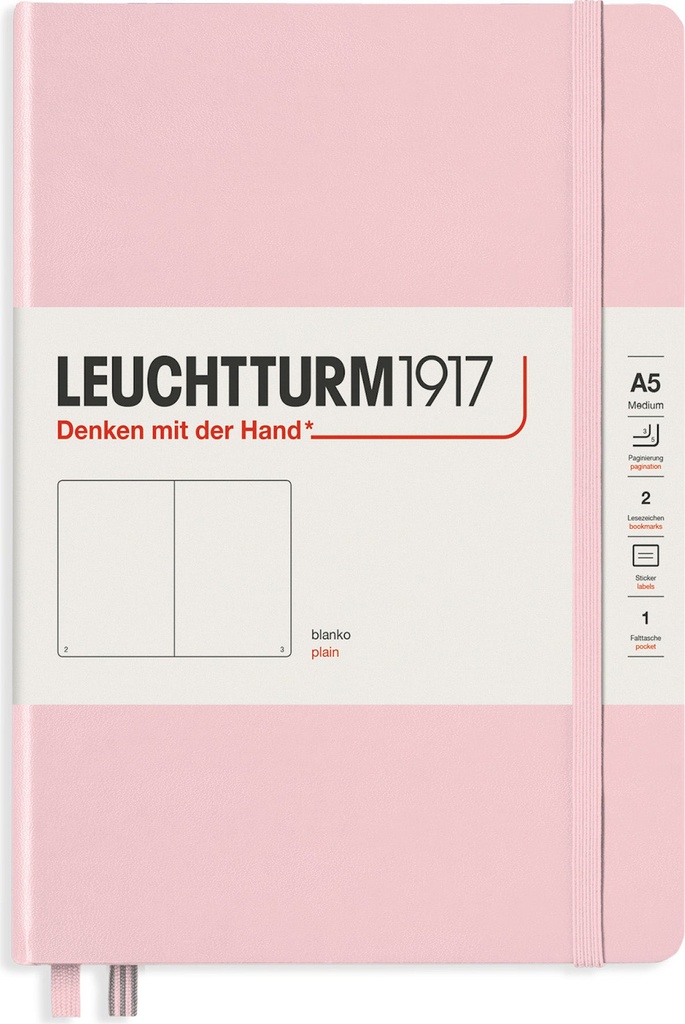 Anteckningsbok A5 blank Powder