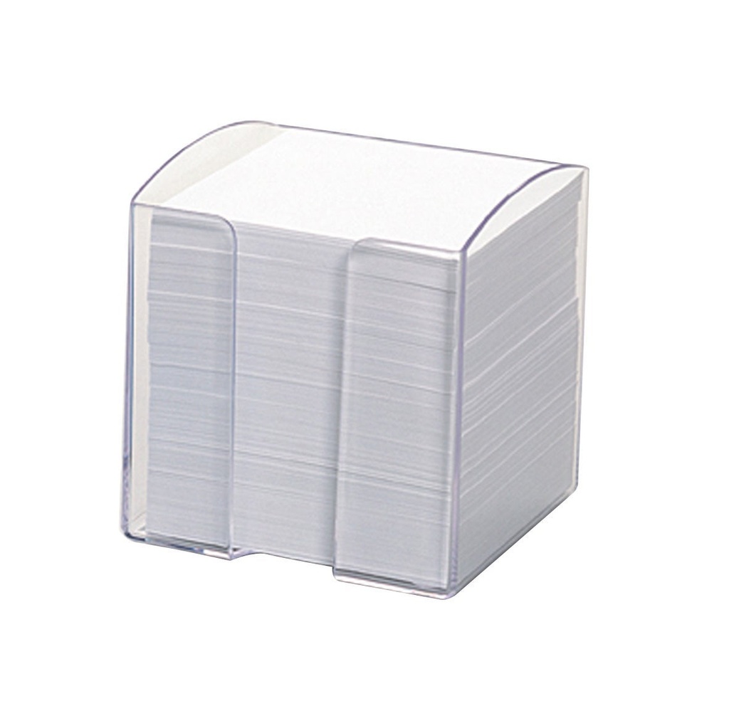 Blockkub 10x10x10cm transparent
