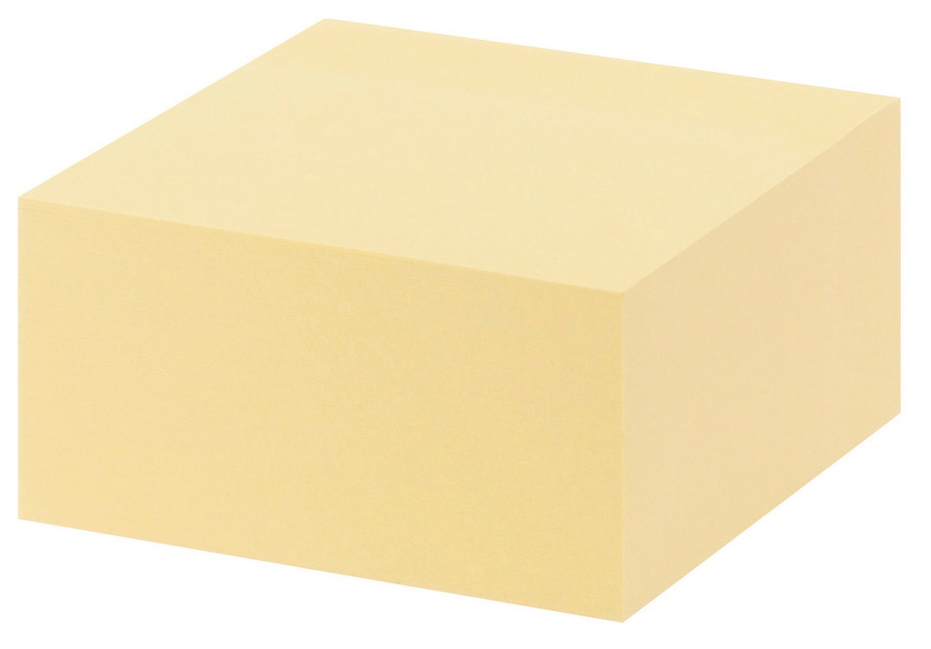 Notiskub  76x76mm gul