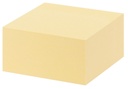 Notiskub  76x76mm gul