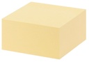 Notiskub  76x76mm gul