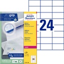 Etikett L7181 70x37mm 2400/fp