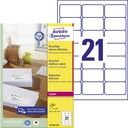 Etikett LR7160 63,5x38,1 2100f