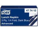 Servett Lunch Tork 3-lager 150-pack mörkblå