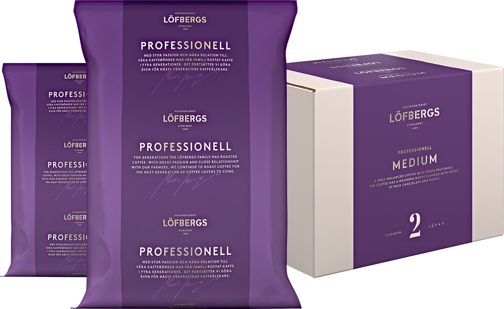 Kaffe Löfbergs Mellanrost Medium Maskinbrygg 125 g