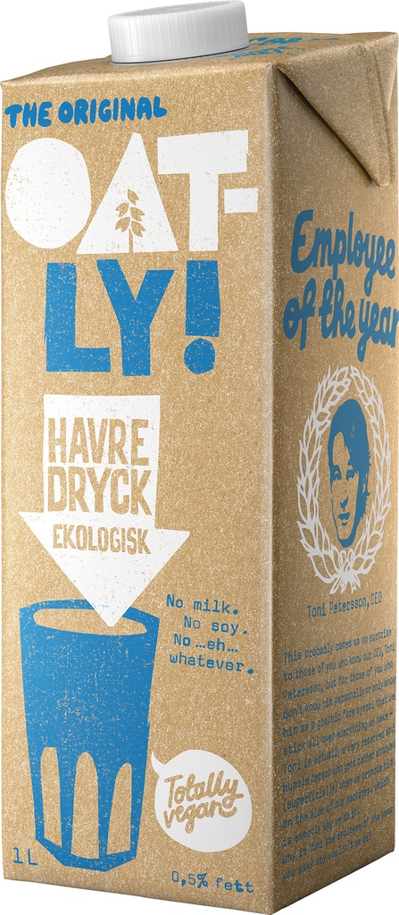 Havredryck Oatly eko krav.1L..