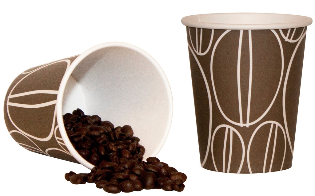 Pappersmugg Bönan Brun 24 cl  50 st/rör