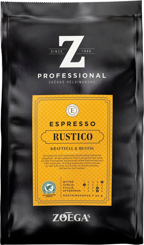 Kaffe Espresso Rustico Hela Bönor 500 g