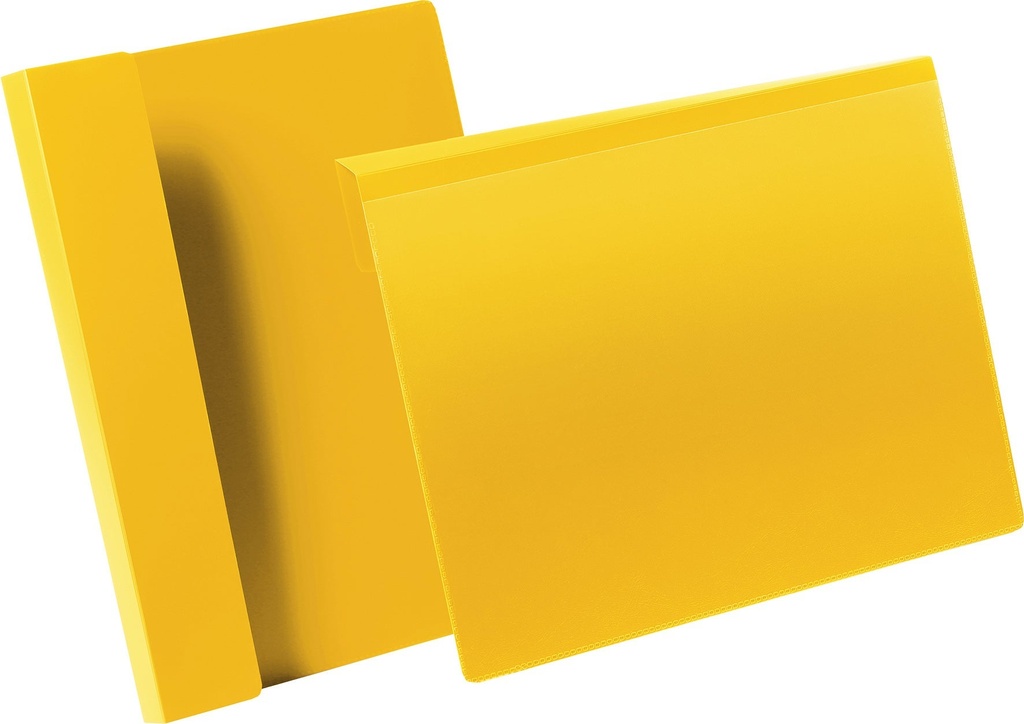 Pallficka A4L vikbar kant gul 50 st/fp Durable