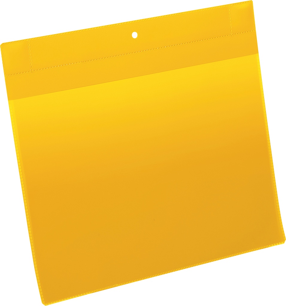Plastficka Plus A4L magnet gul