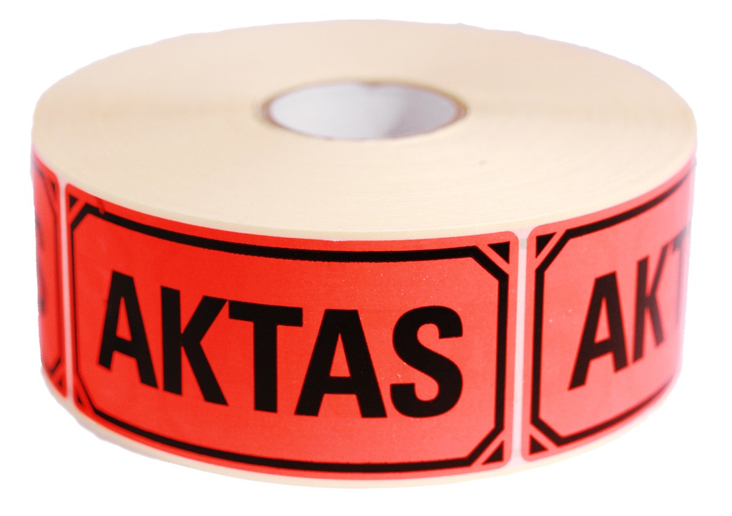 Etikett Aktas 100x50mm 1000/rl