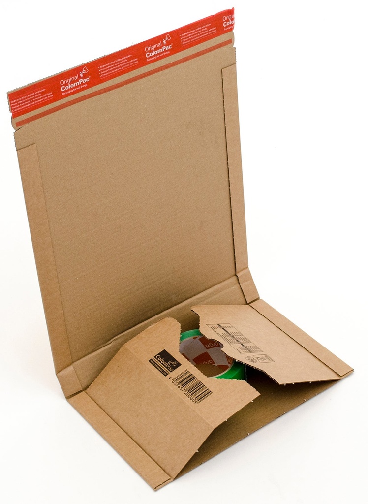 Wellomslag 270x190x80mm Brun..