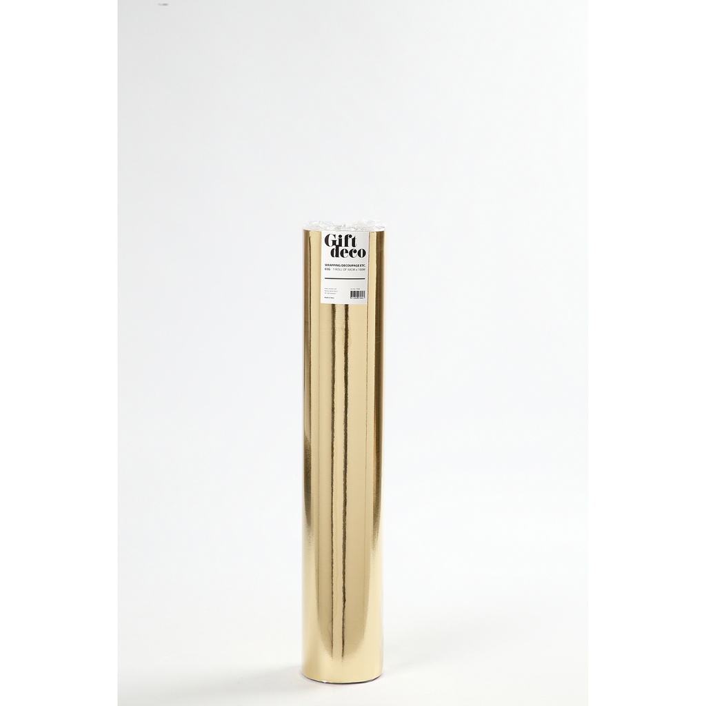 Presentpapper Guld blankt 100m