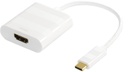 Adapter USB-C - HDMI 0,2m vit